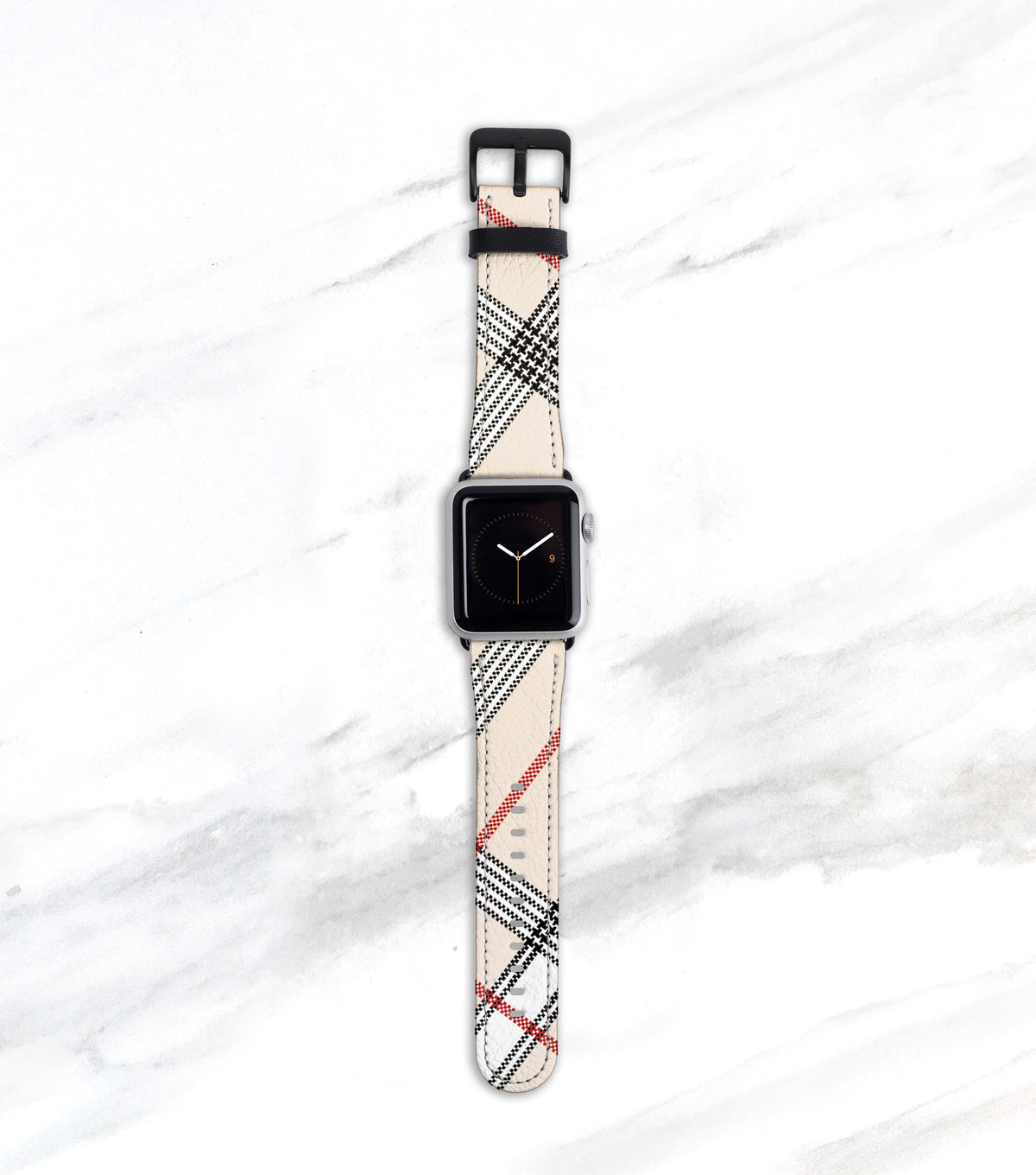 Luxury Plaid Light Nova Check Apple Watch Band