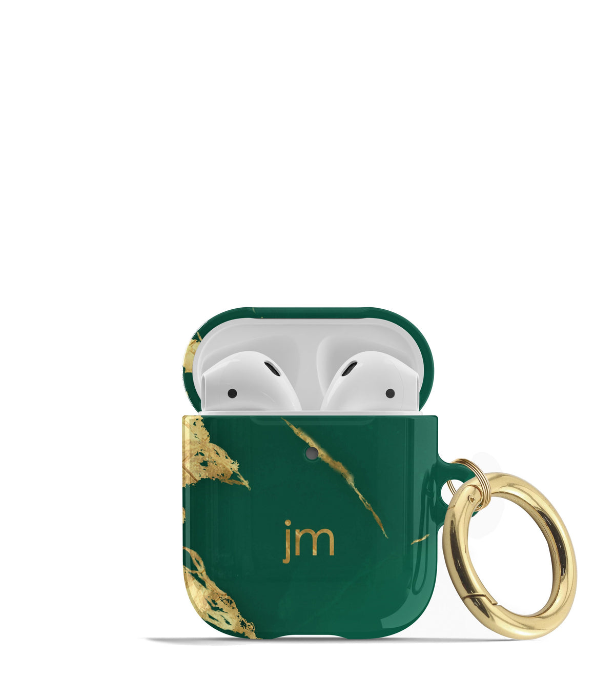 Emerald Green Marble Onyx AirPods Case