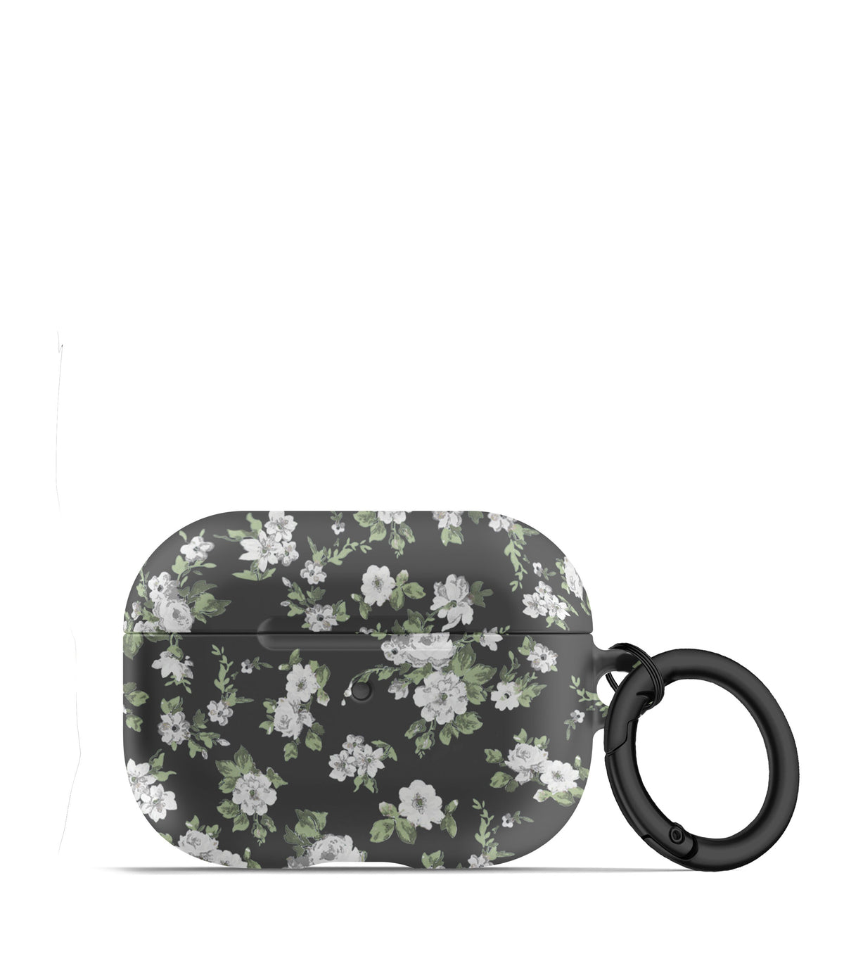 Tiny Floral on Black AirPods Case