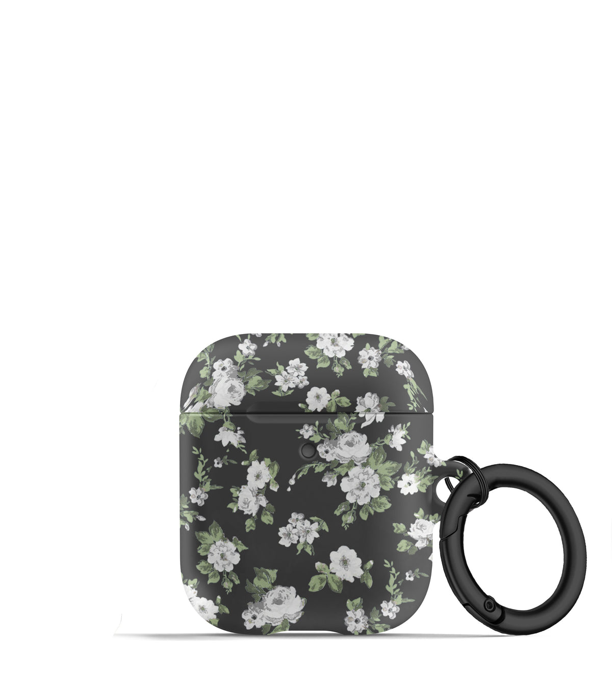 Tiny Floral on Black AirPods Case