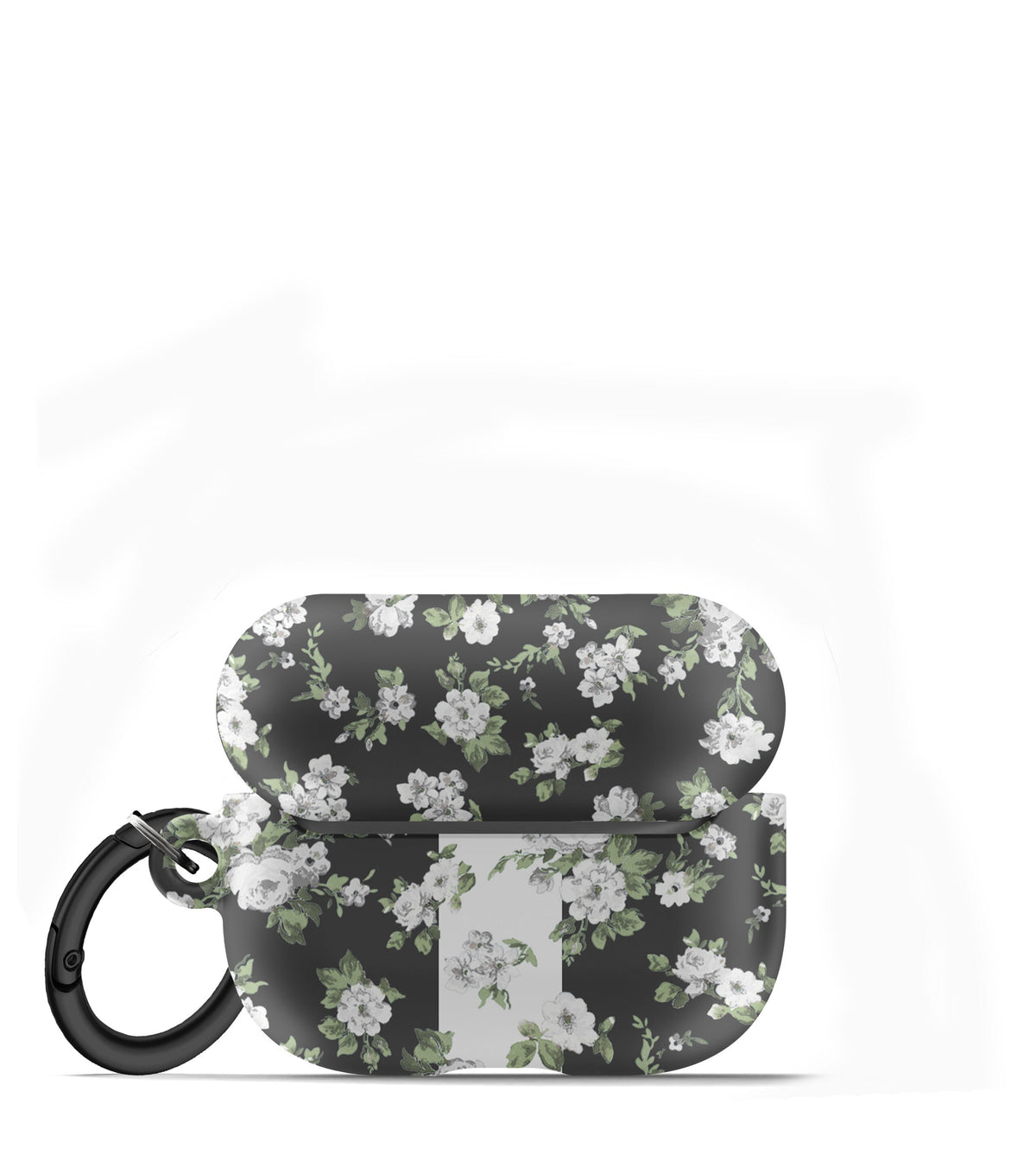 Tiny Floral on Black AirPods Case
