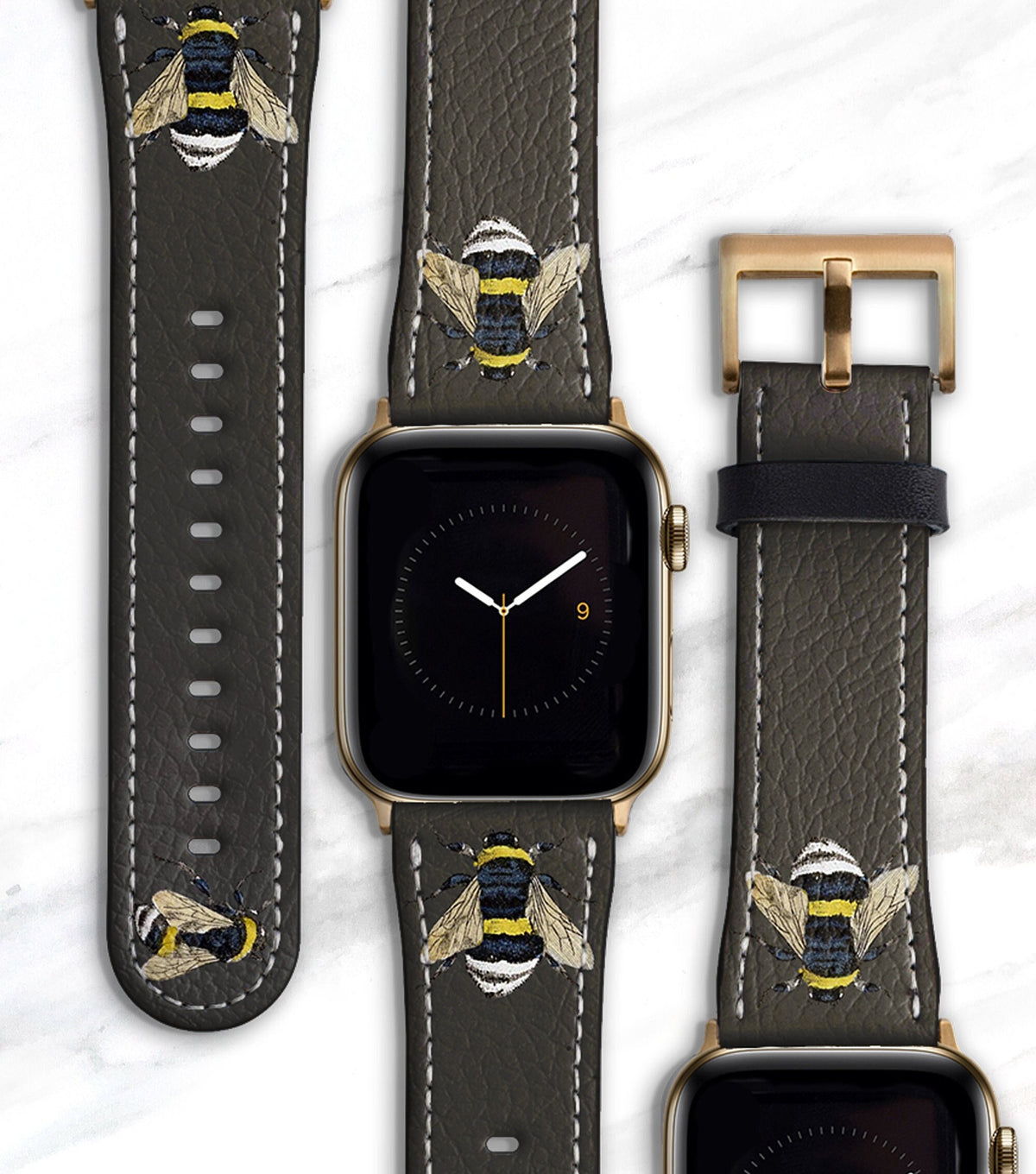 Designer Bee Apple Watch Band