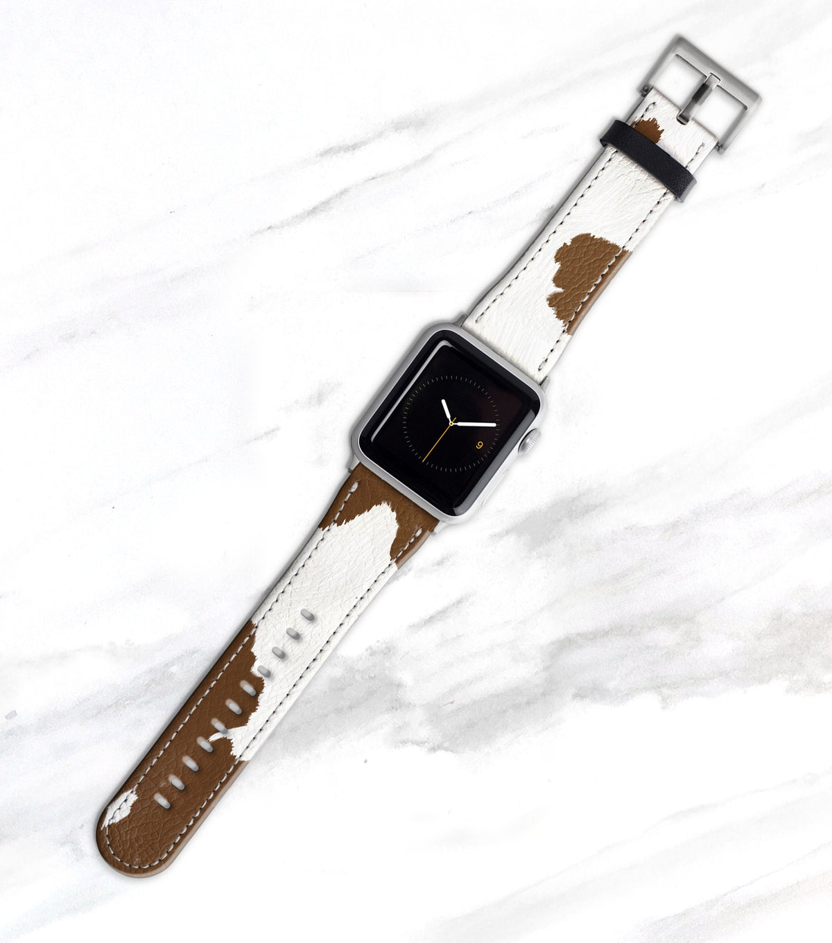 Brown Cow Print Band for Apple Watch
