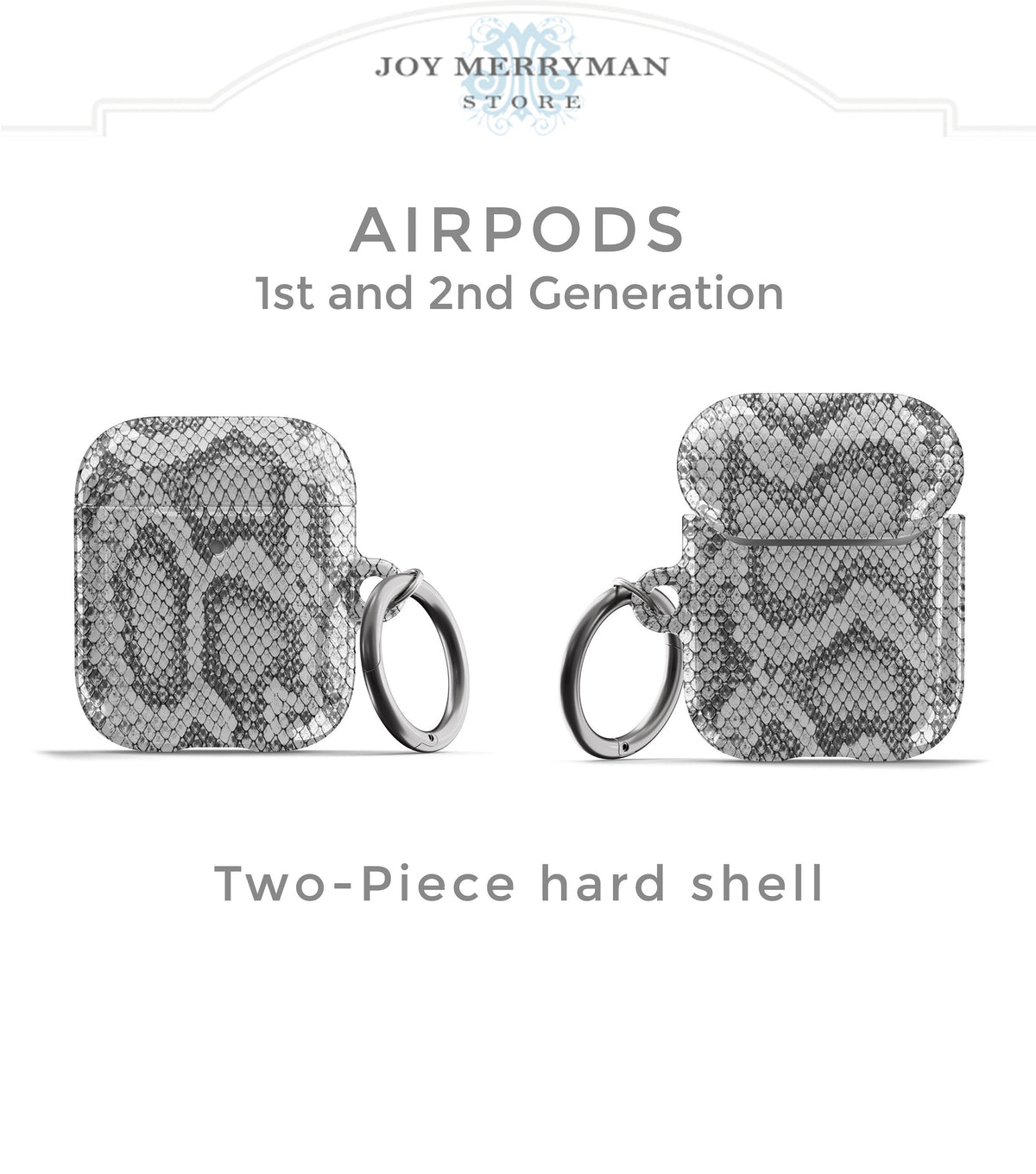 Snakeskin Print AirPod Case