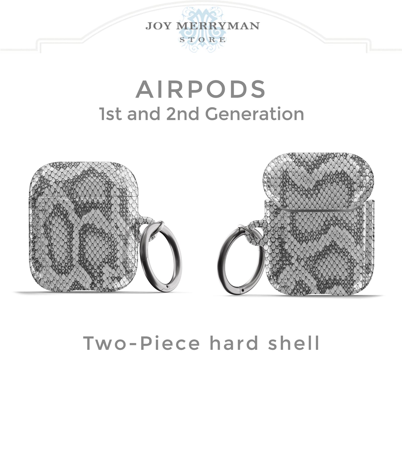 Snakeskin Print AirPod Case