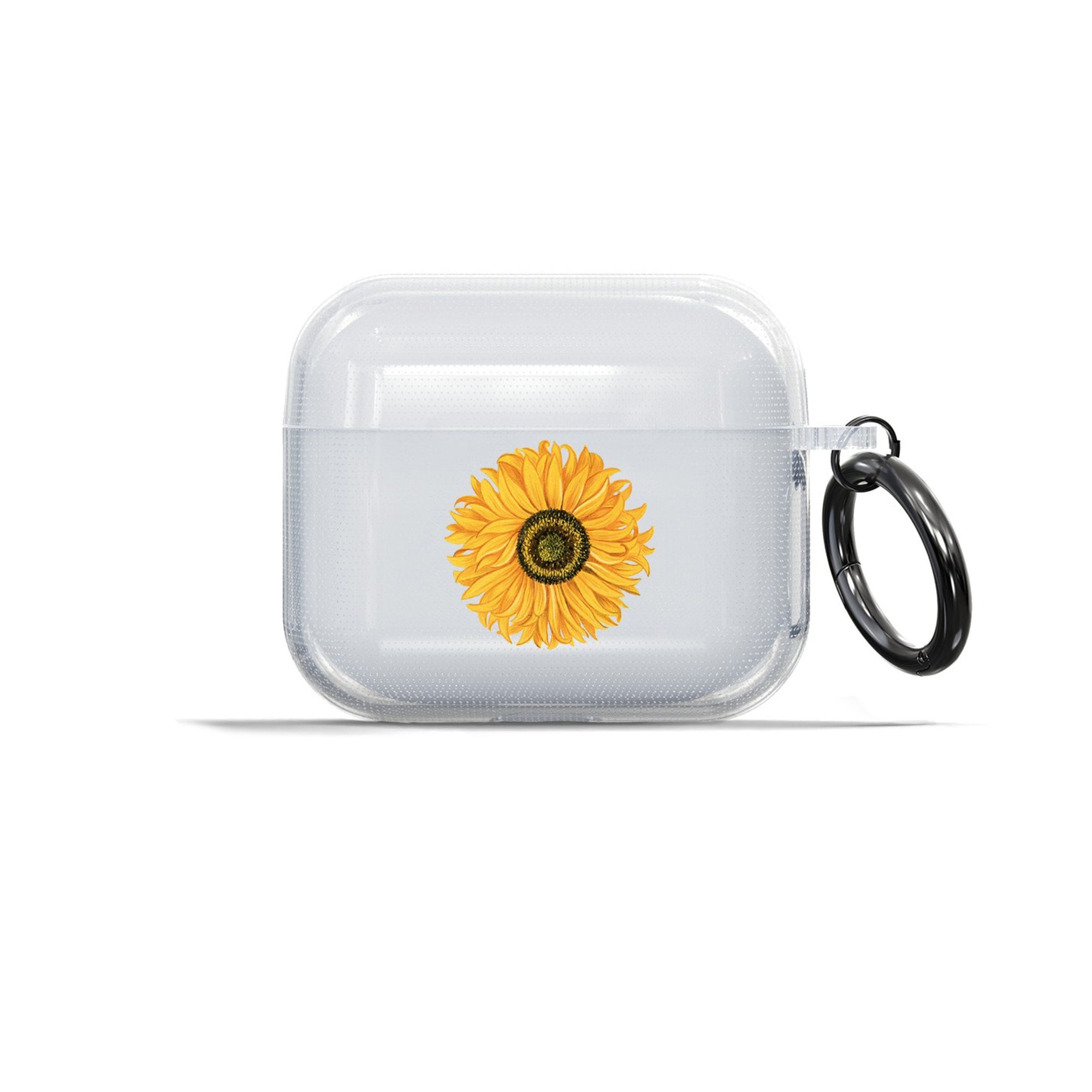 Retro Sunflower CLEAR AirPod Case