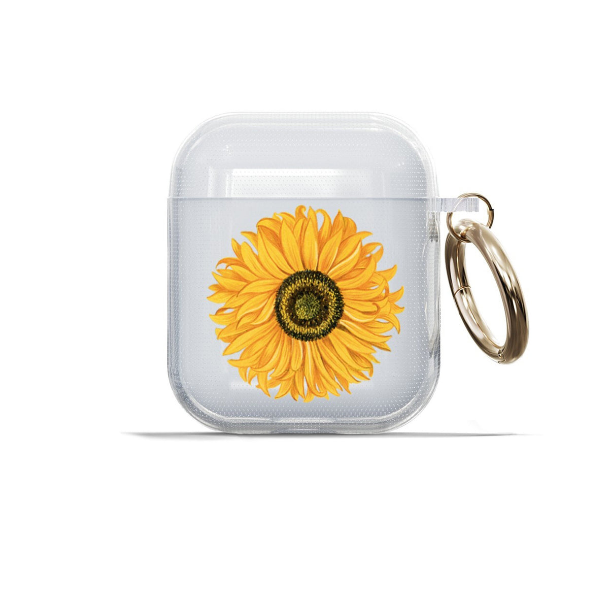 Retro Sunflower CLEAR AirPod Case