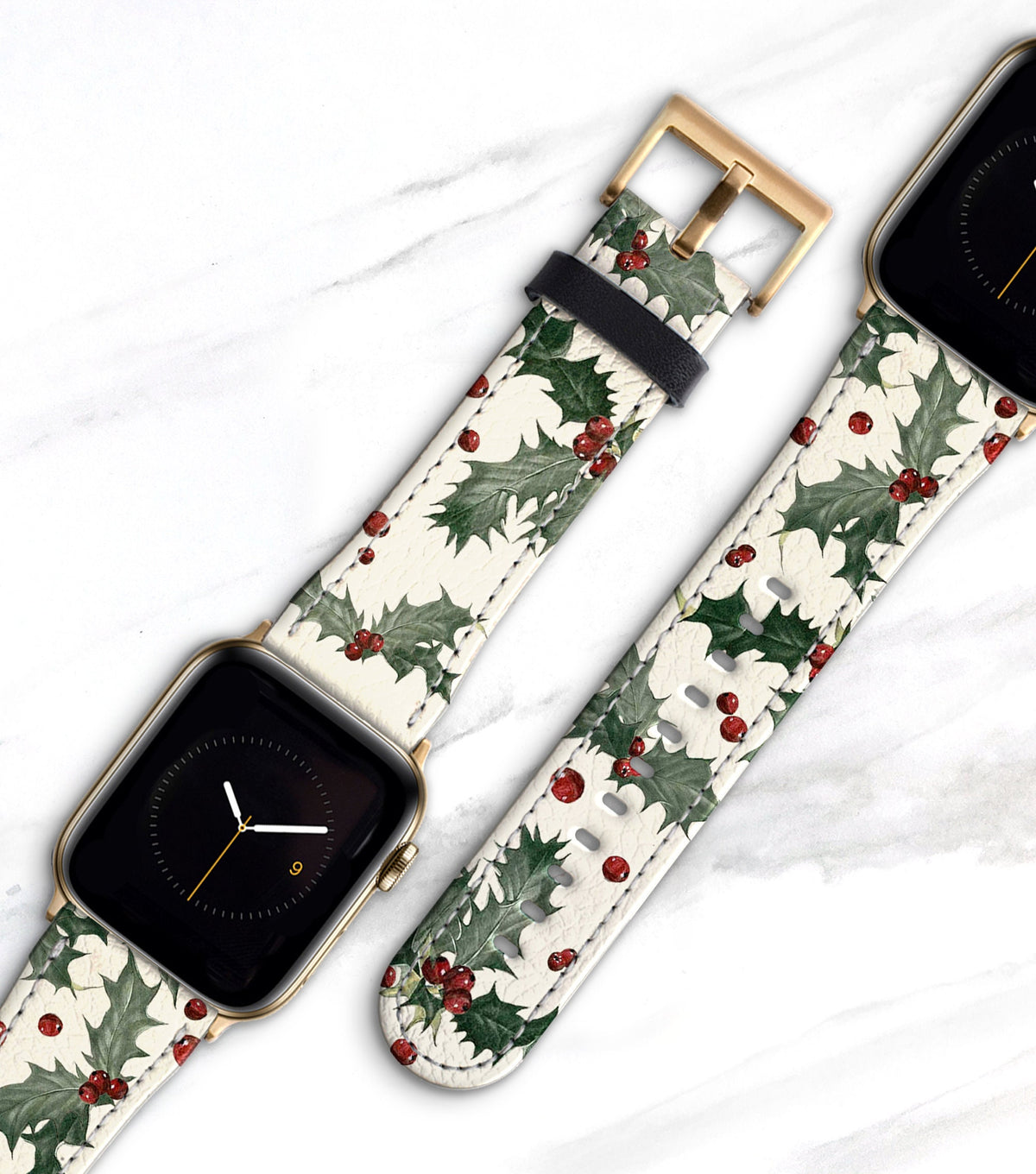 Vintage Holly Apple Watch Band