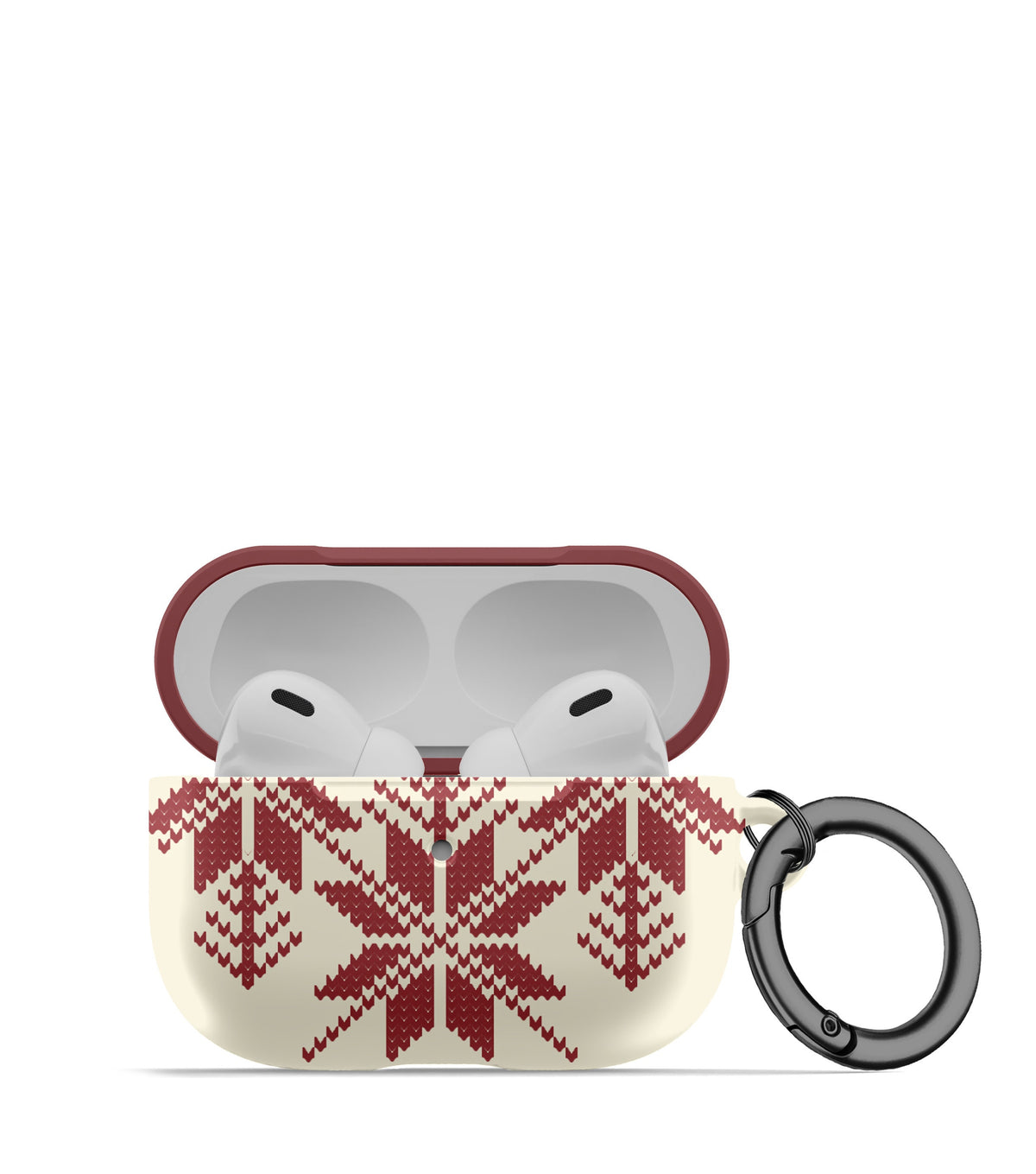 Red  Fair Isle AirPod Case