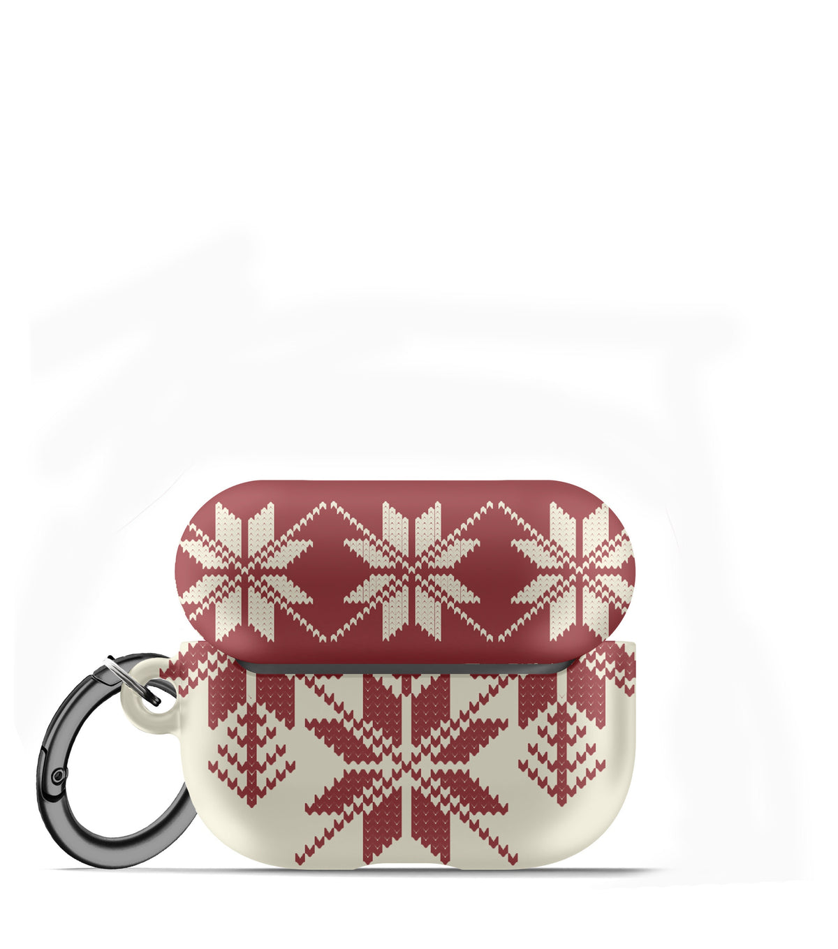Red  Fair Isle AirPod Case