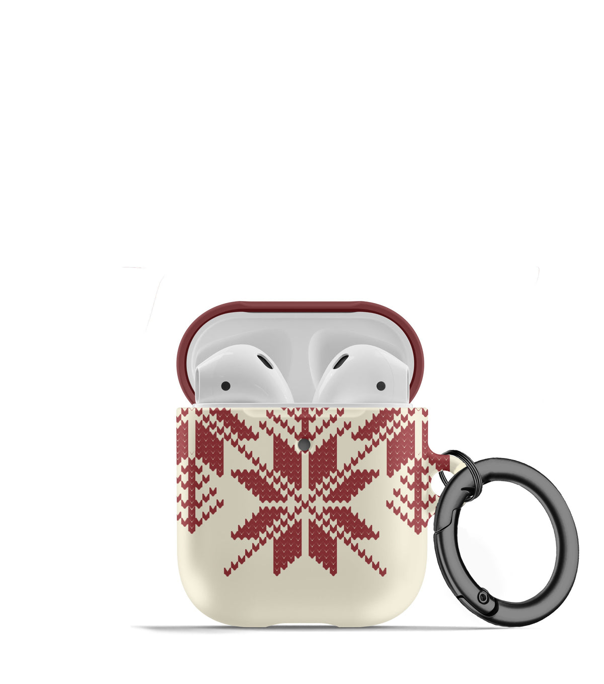 Red  Fair Isle AirPod Case