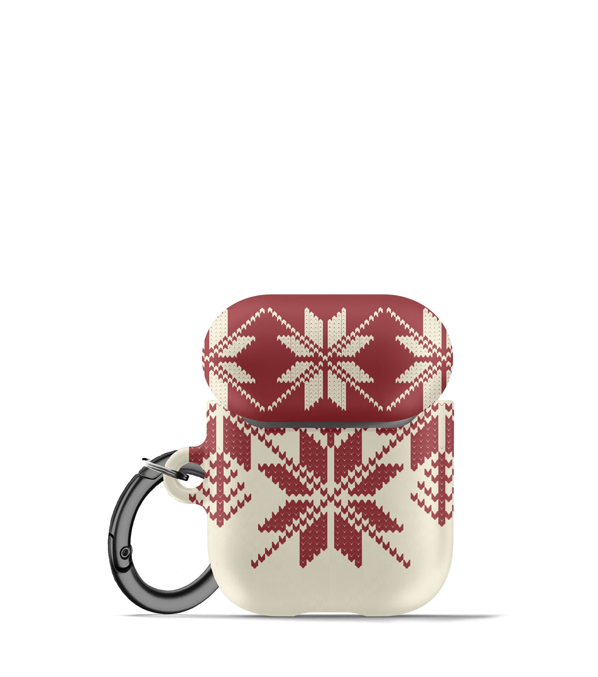 Red  Fair Isle AirPod Case