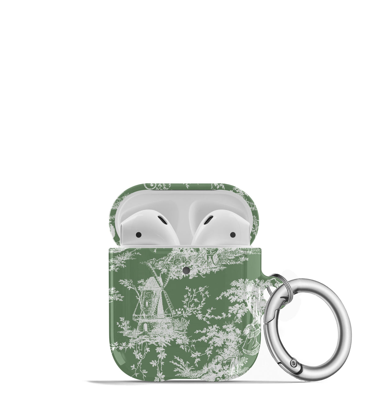 Green Toile  AirPod Case
