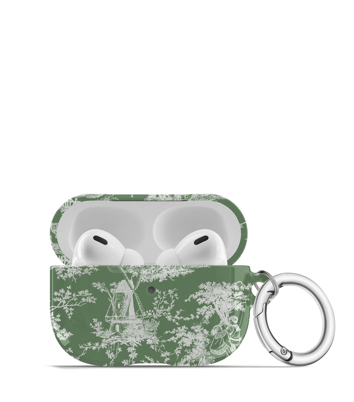 Green Toile  AirPod Case