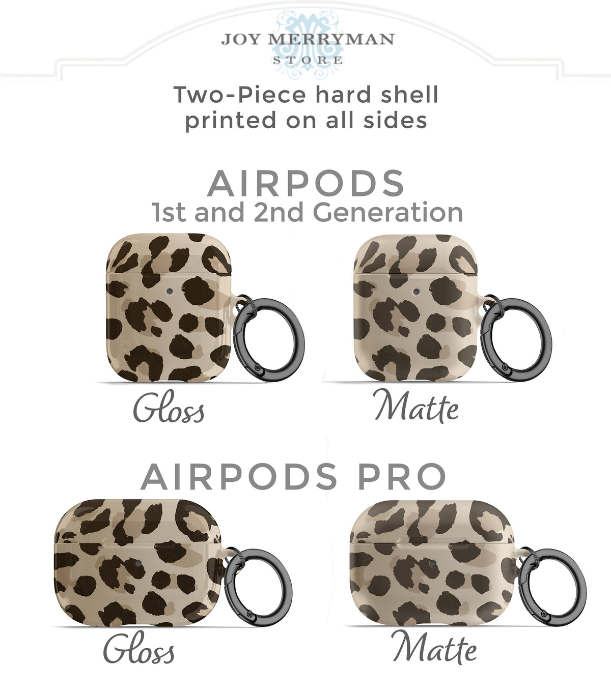 Modern Leopard AirPod Case