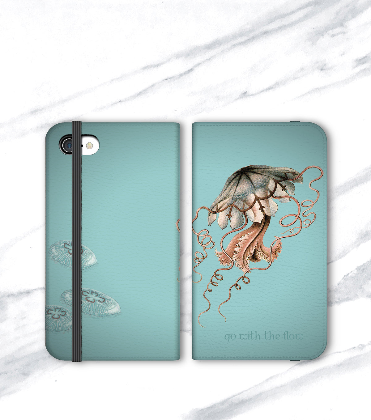 Jellyfish Wallet for iPhone front and back