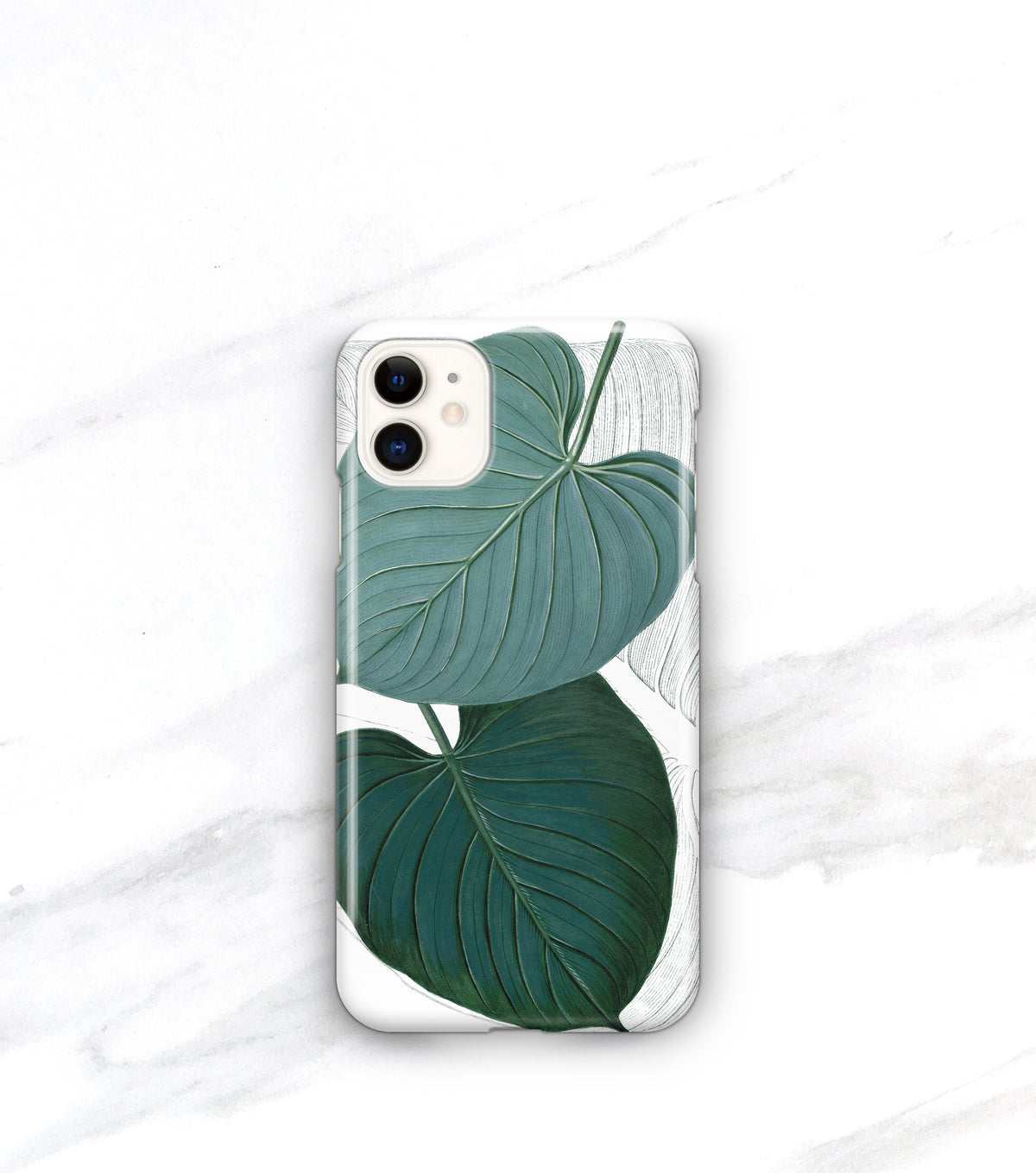 iPhone 11 tropical leaf case modern jungle