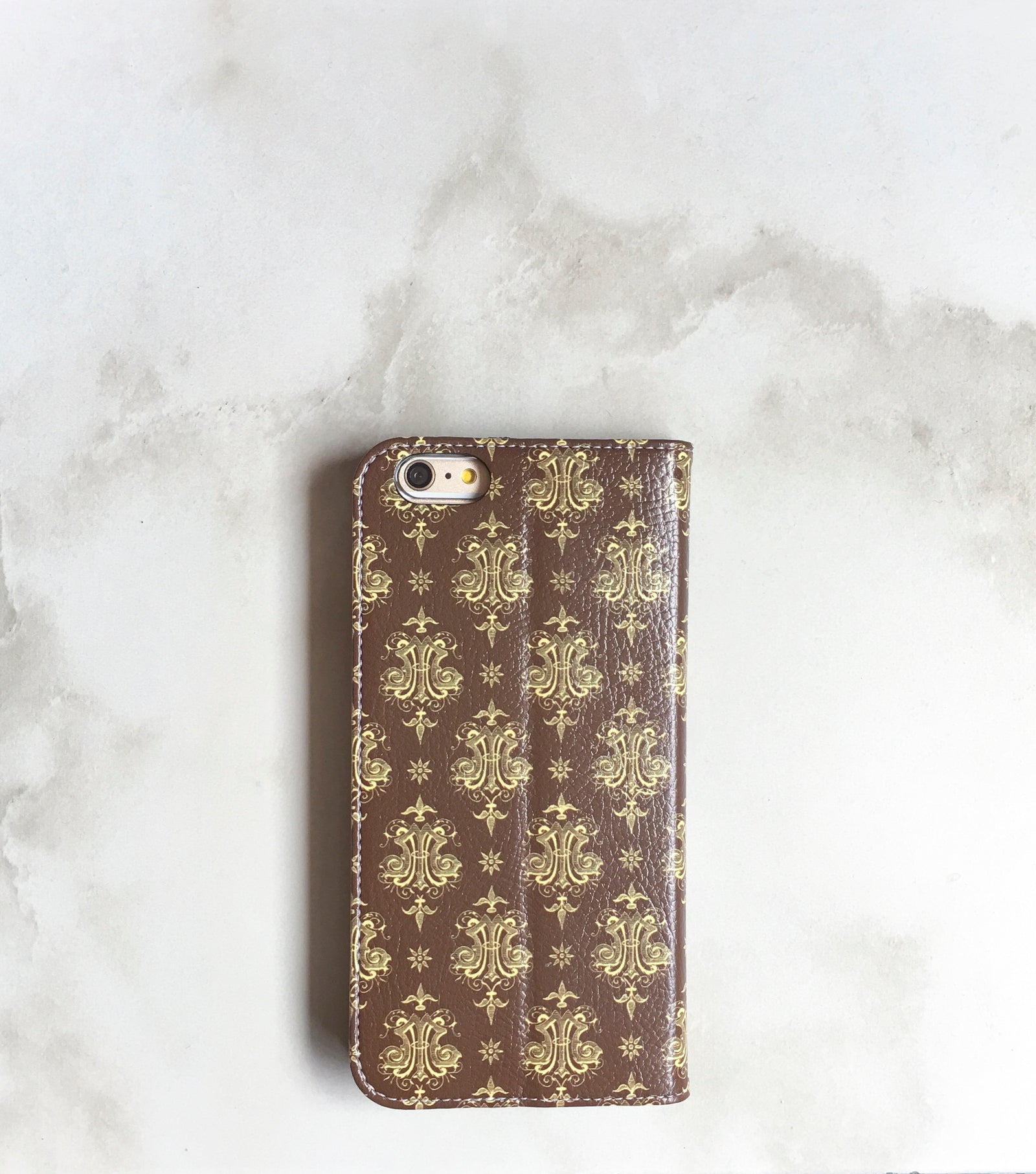 Logo Wallet case for iPhone with strap