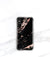 rose black marble iPhone xs max case with initials