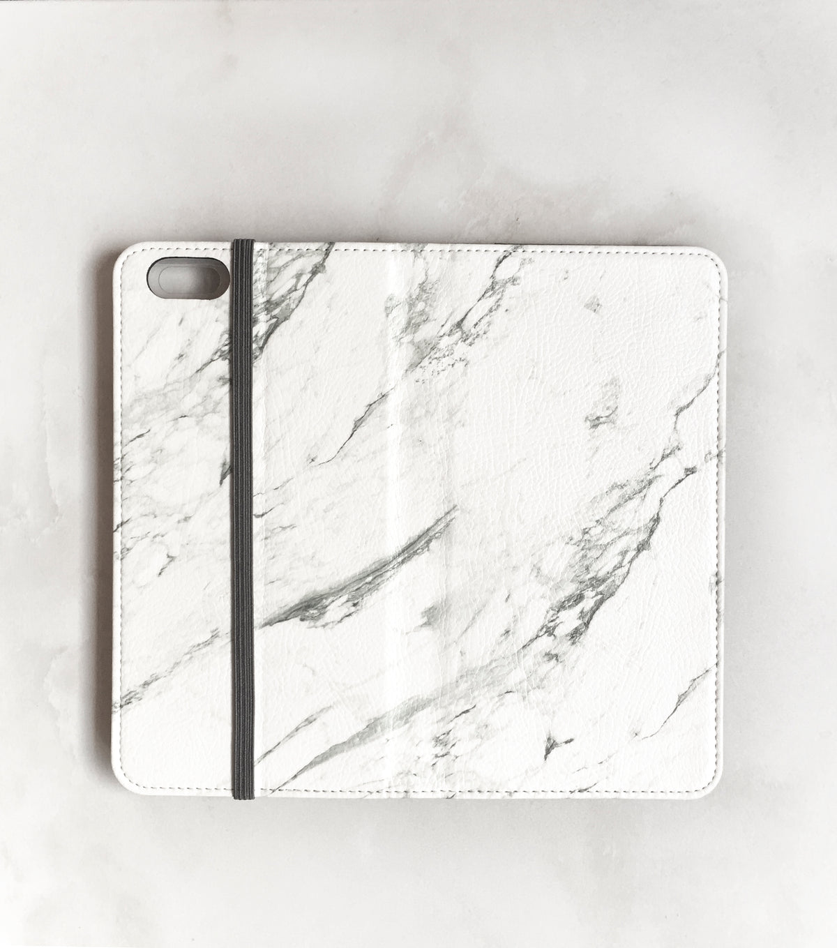 Marble Wallet case for iPhone full view