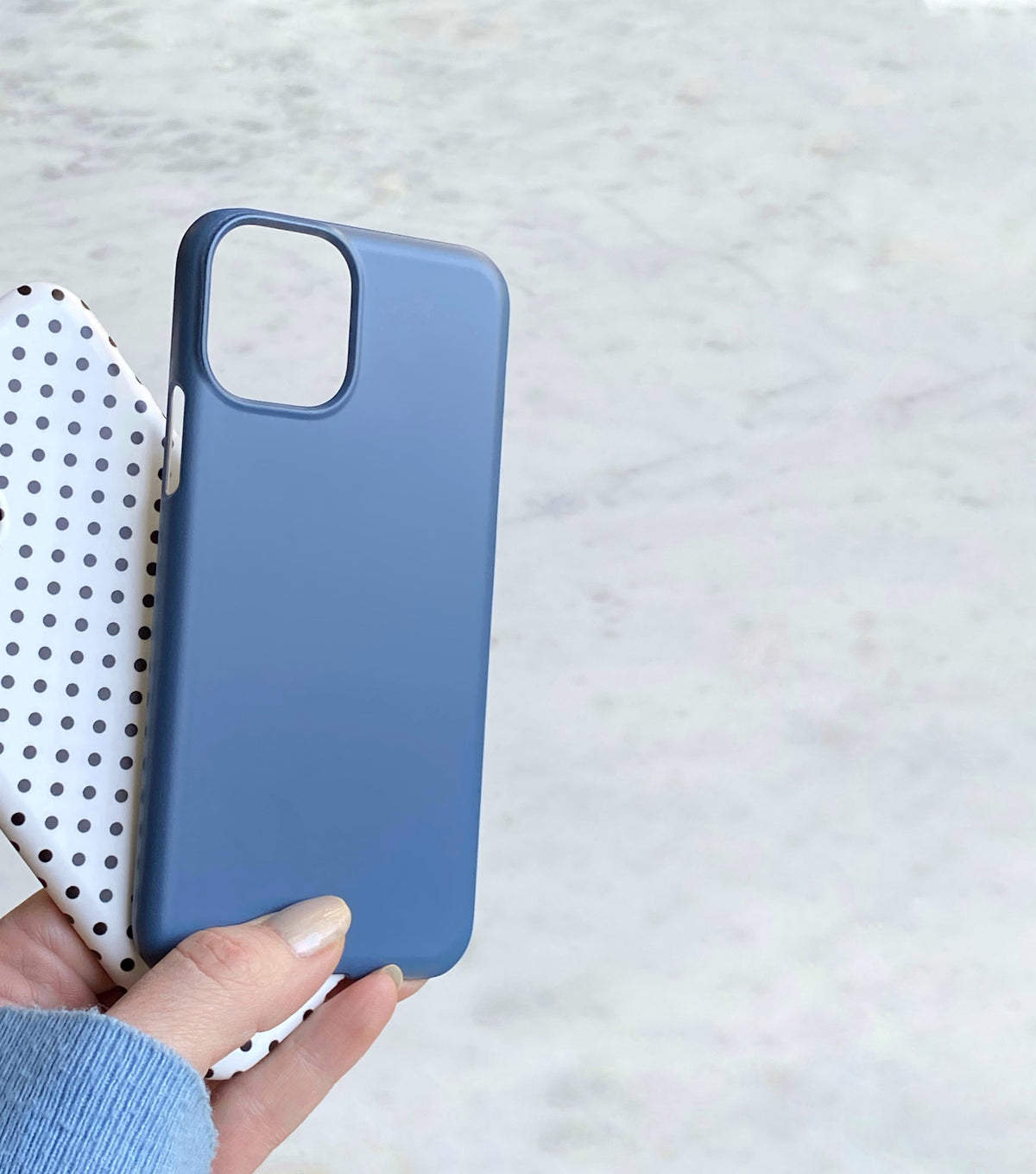 Matte french blue iphone 11 pro case
