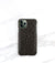 Matte black leopard print iphone 11 case