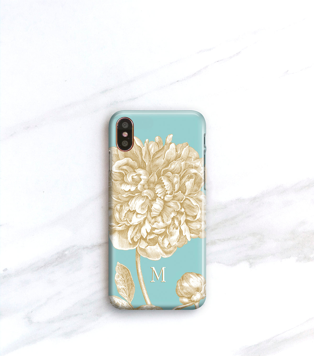 Vintage Peony Botanical Case for iPhone X