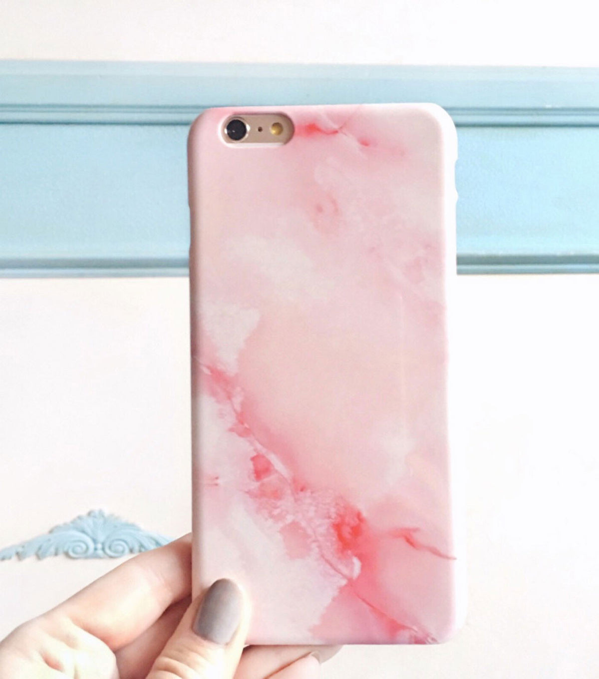phone case pink marble