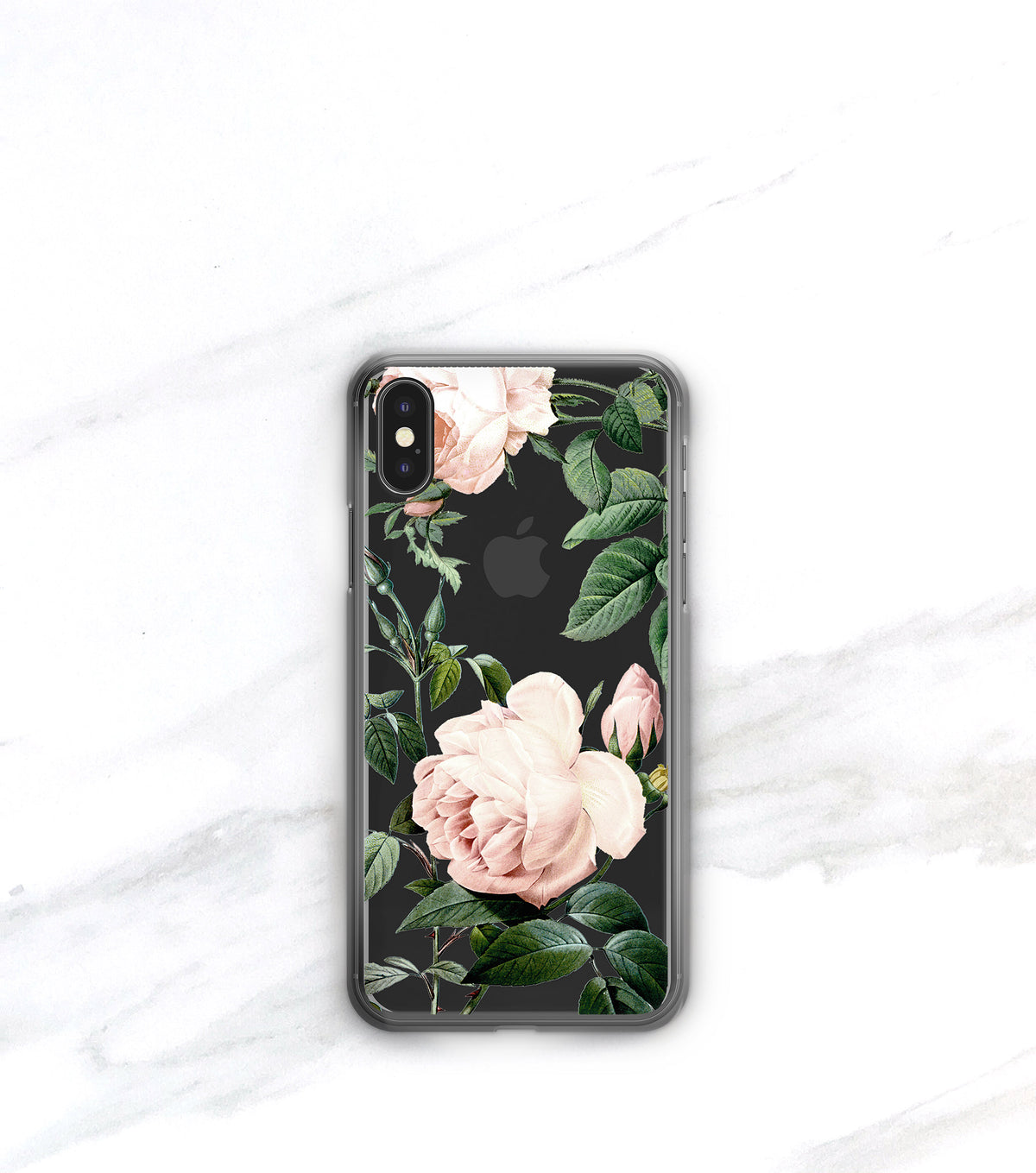 Blush Rose Clear Case | iPhone