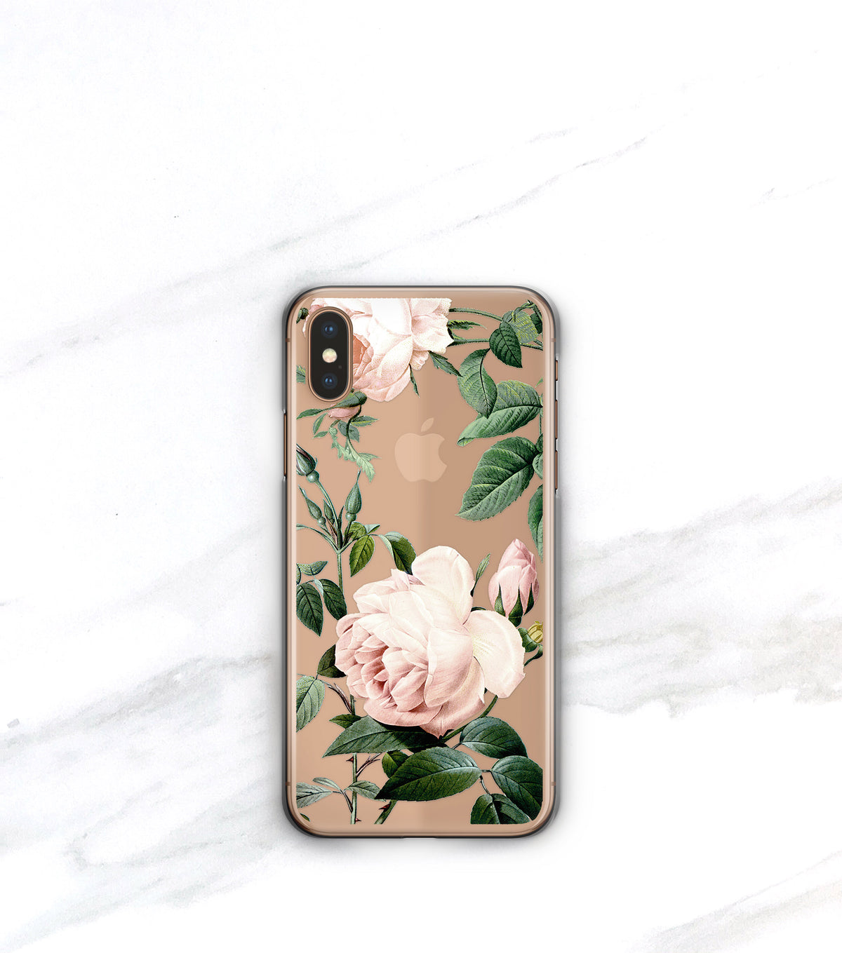 Blush Rose Clear Case | iPhone