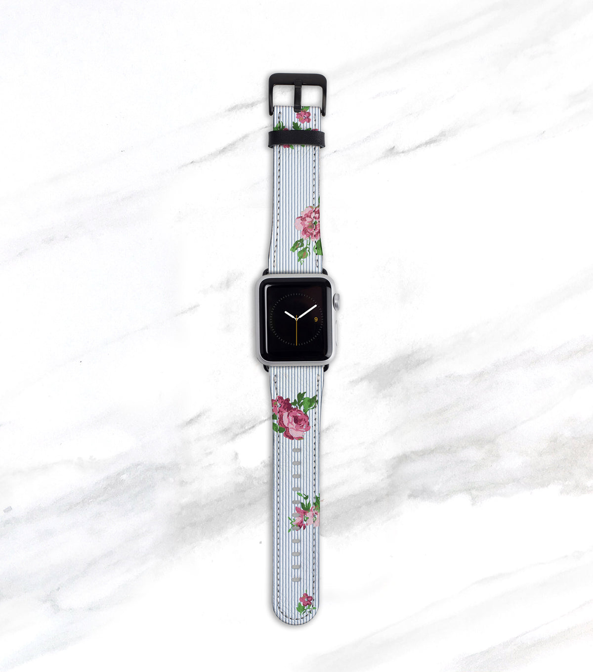 Floral Seersucker Print Band