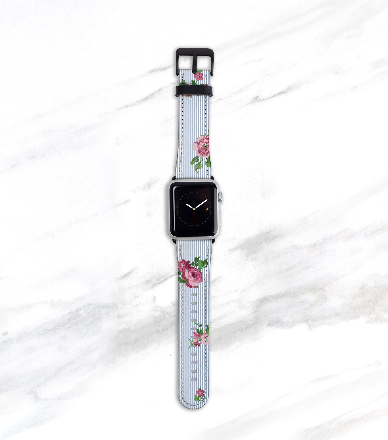Floral Seersucker Print Band