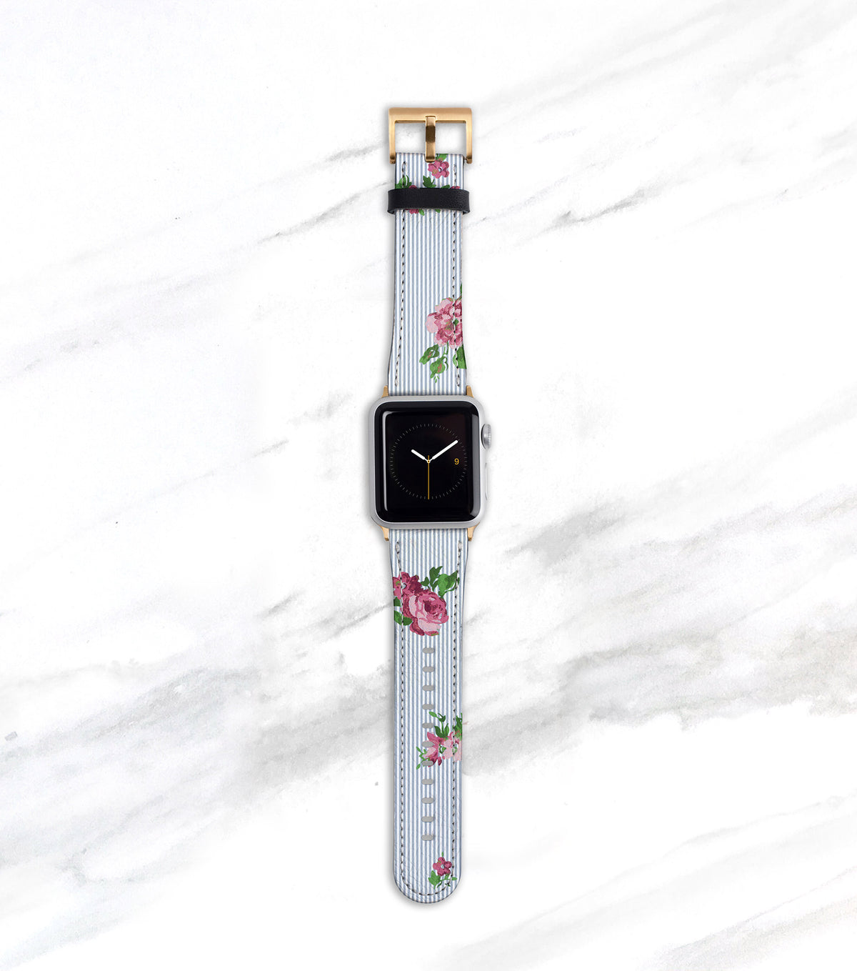 Floral Seersucker Print Band