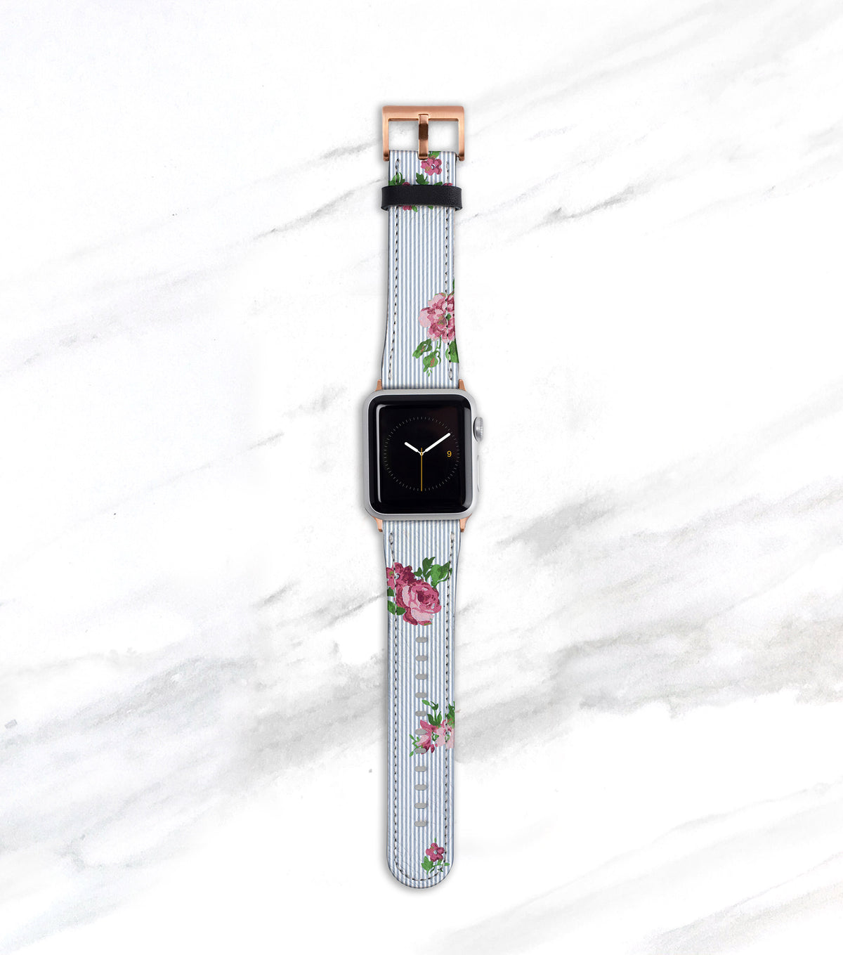 Floral Seersucker Print Band