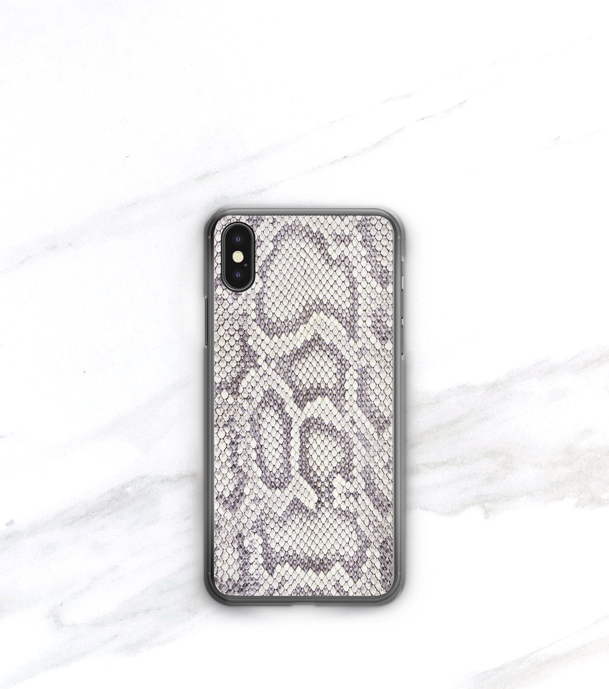 Snake Print Clear Case | iPhone