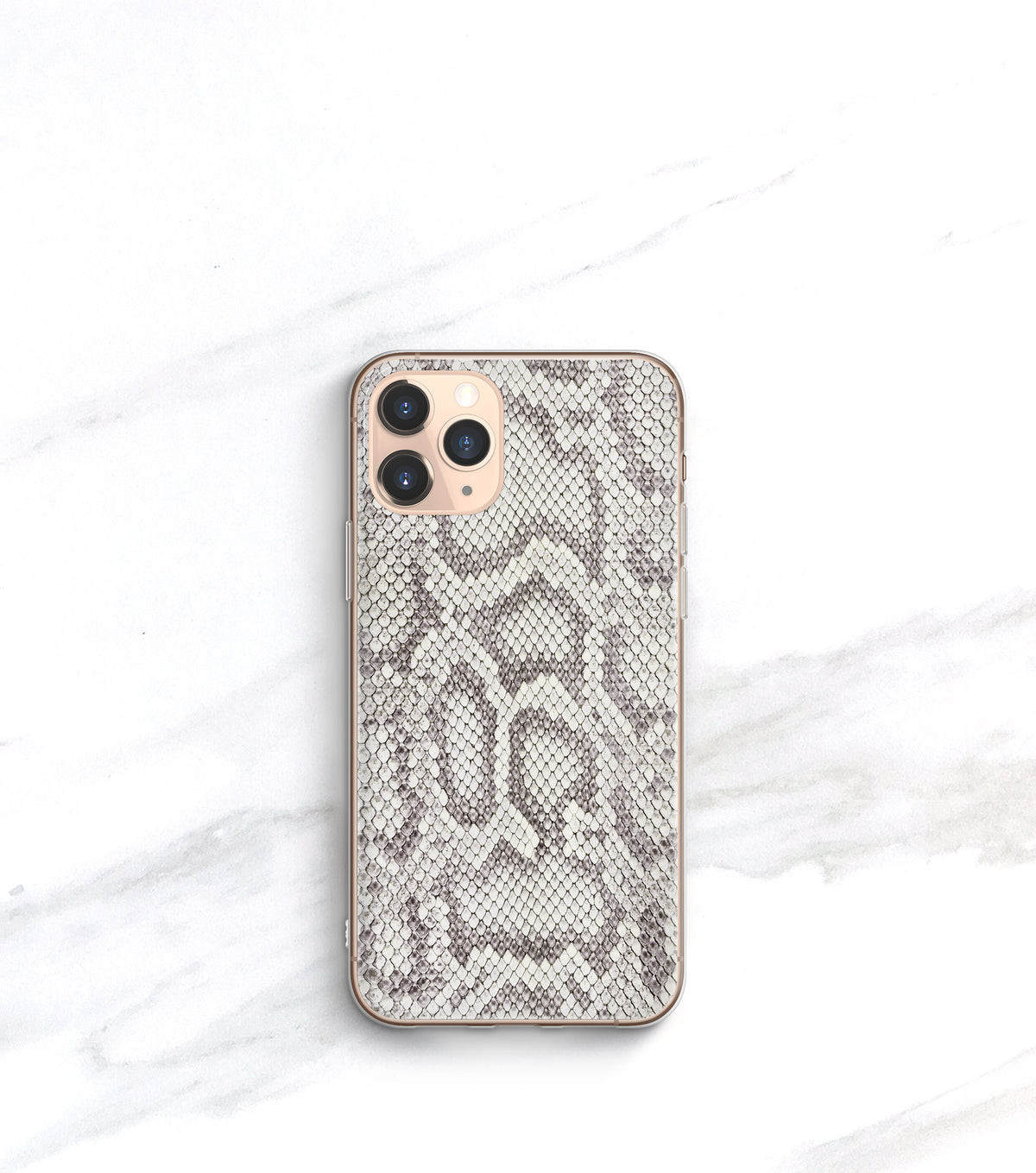 Snake Print Clear Case | iPhone