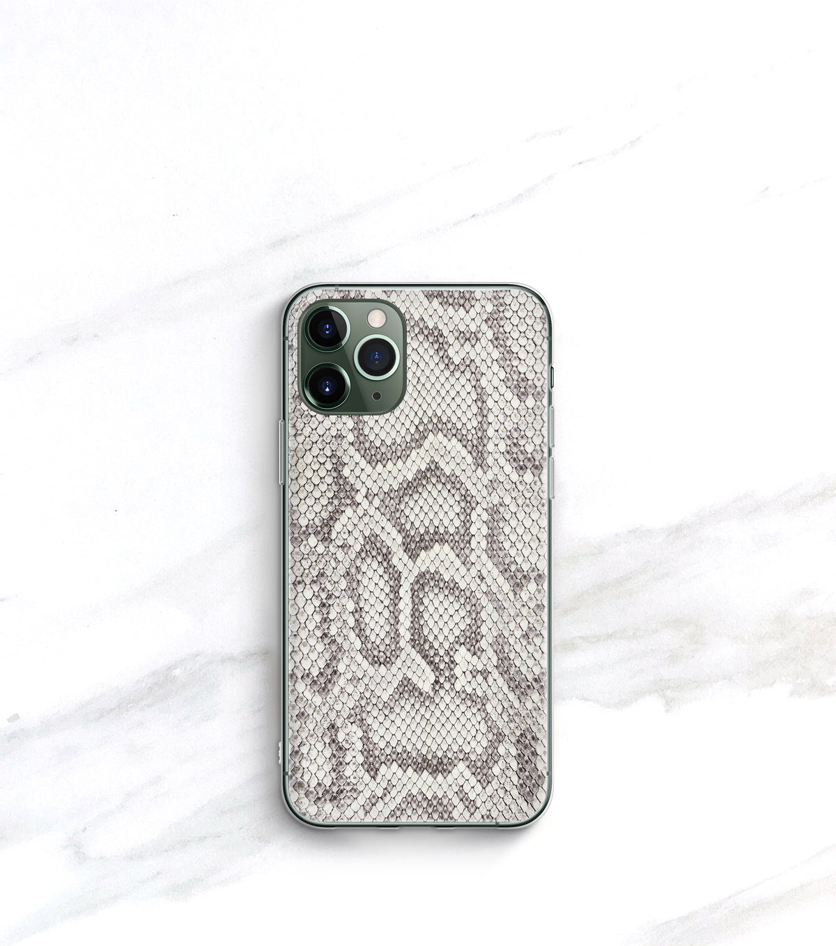 Snake Print Clear Case | iPhone