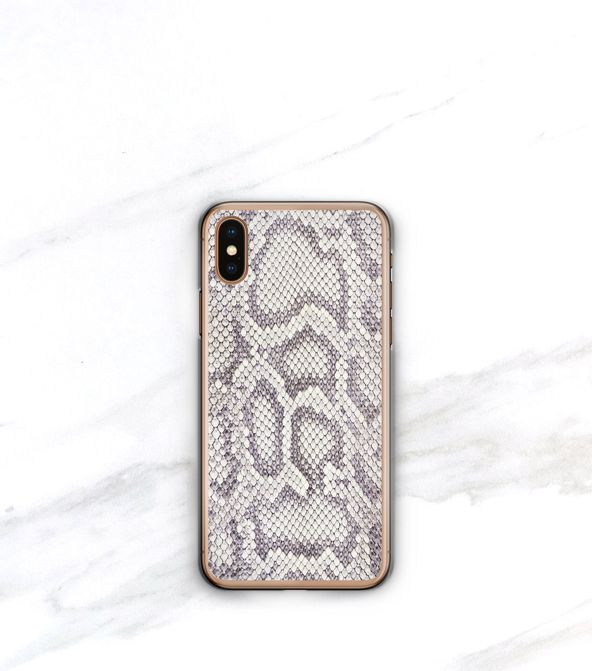 Snake Print Clear Case | iPhone