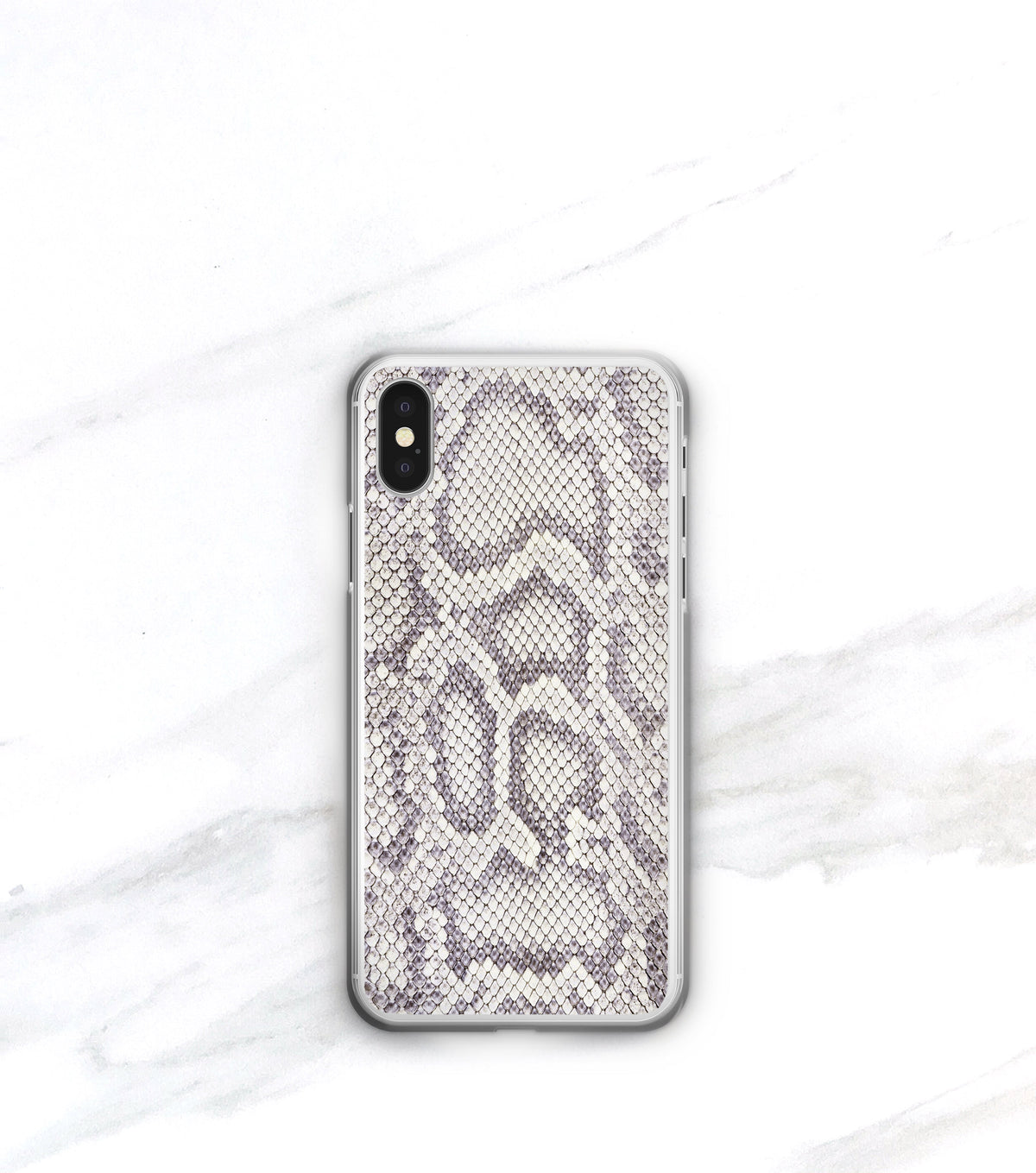 Snake Print Clear Case | iPhone
