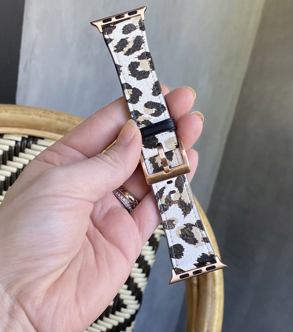 Snow Leopard Print Band