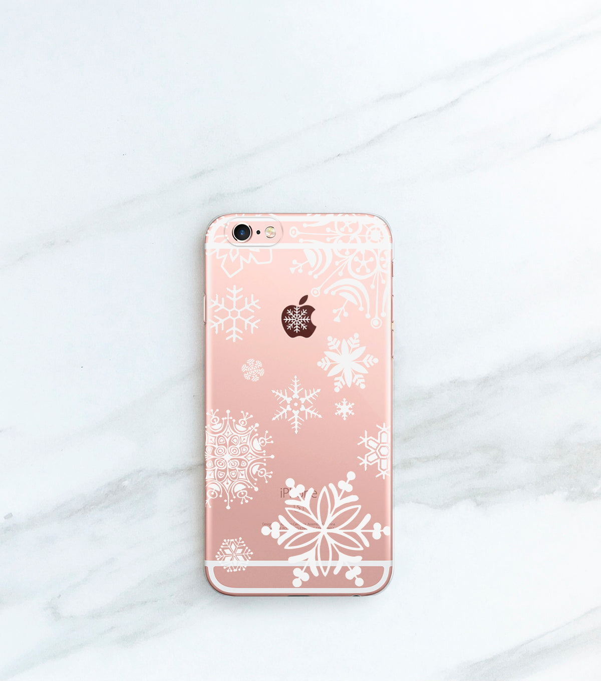 White Snowflakes iPhone 7 Plus case