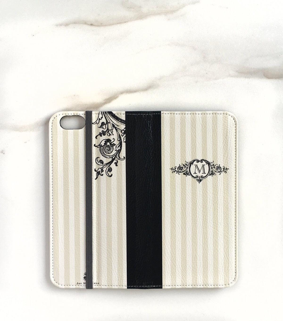 Stately Stripes Wallet case for iPhone full view