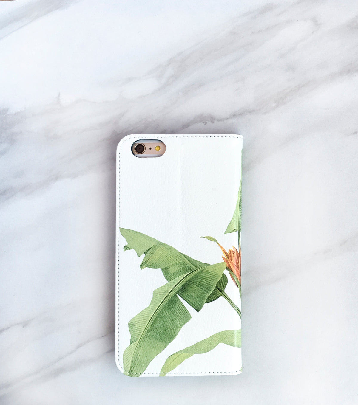 Tropical Leaf Banana iPhone 7 Wallet case