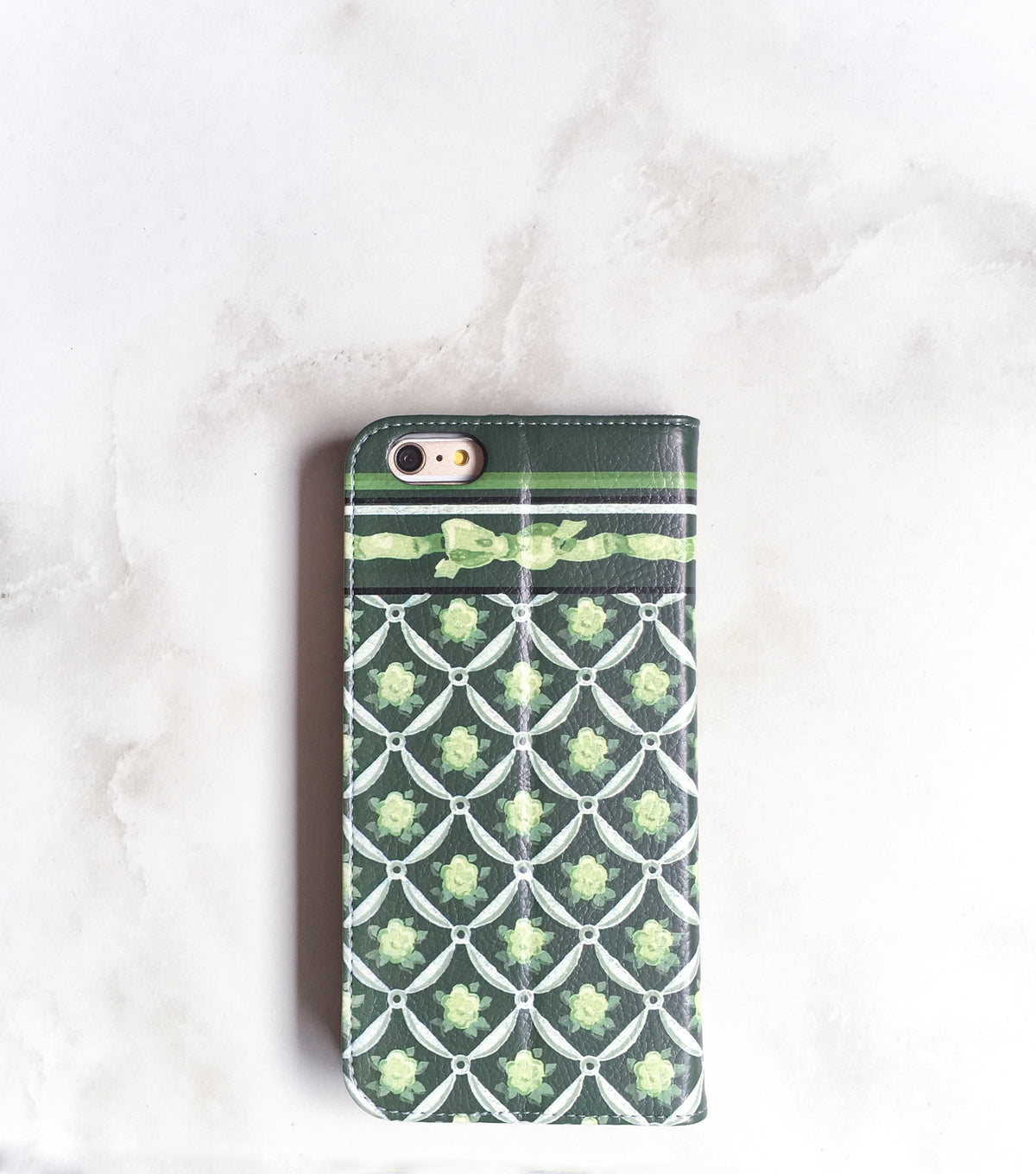 Green Decor iPhone 7 Wallet case
