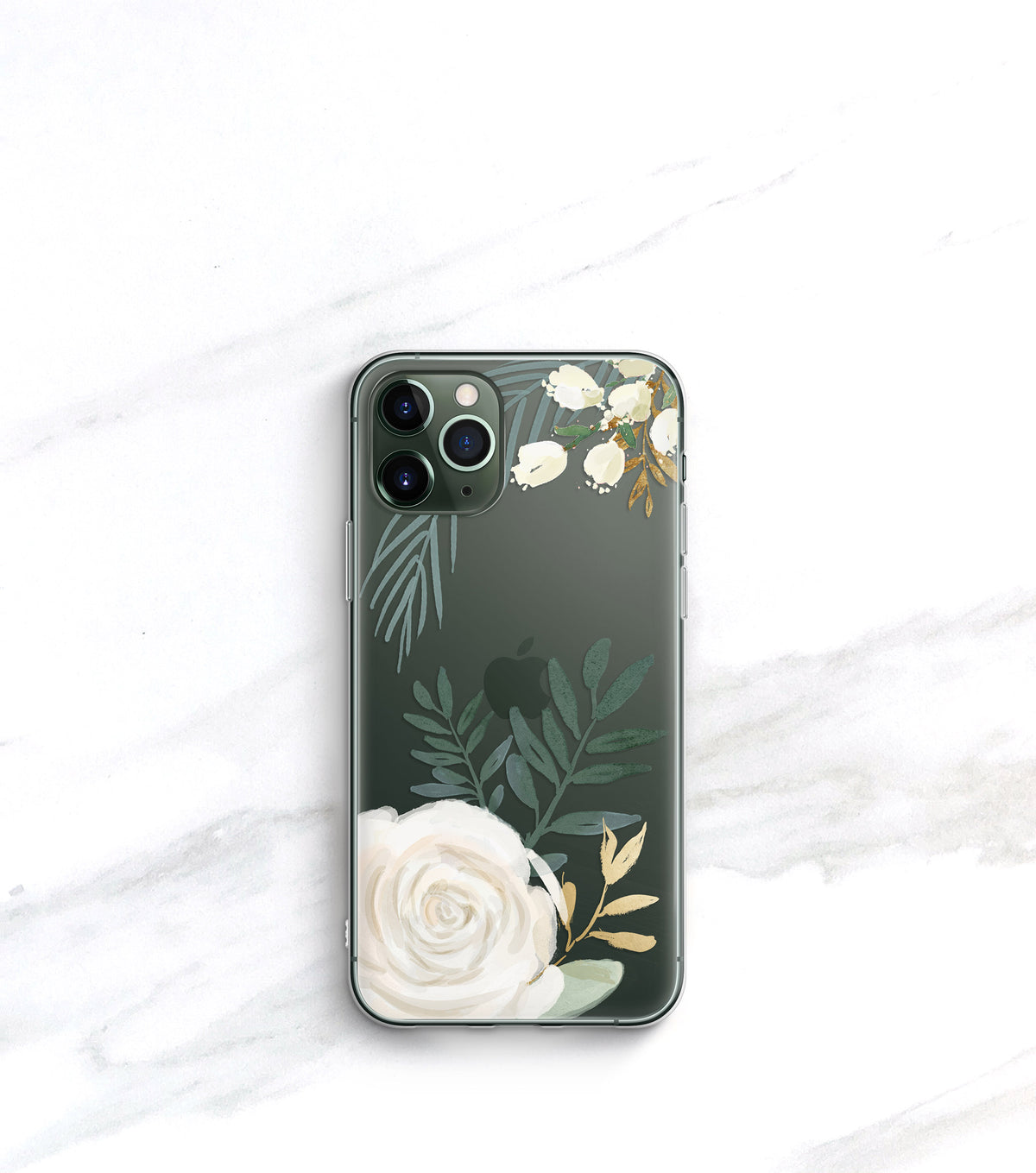 Watercolor Rose Clear Case | iPhone
